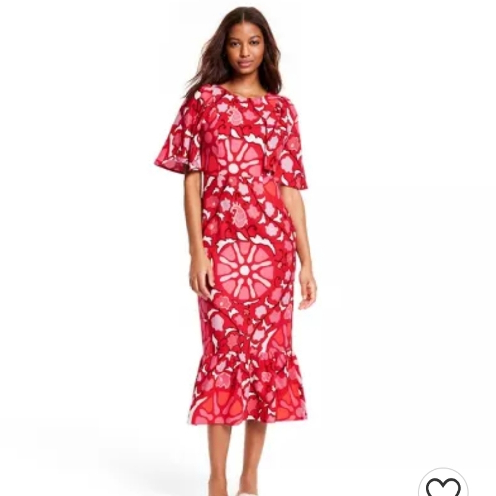RHODE x Target Zinnia Floral Midi Dress